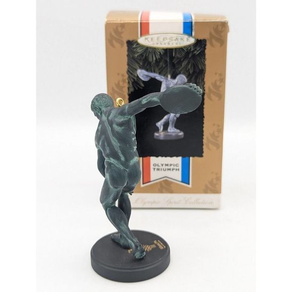 Vintage 1992 Hallmark Keepsake Olympic Triumph Limited Edition Discobolus - Picture 10 of 10